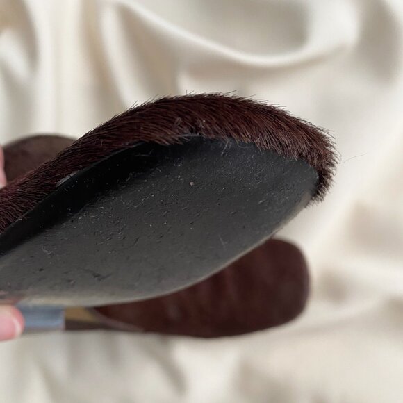 Lemaire Brown Calf Hair Loafers, size 36 - Picture 6 of 10